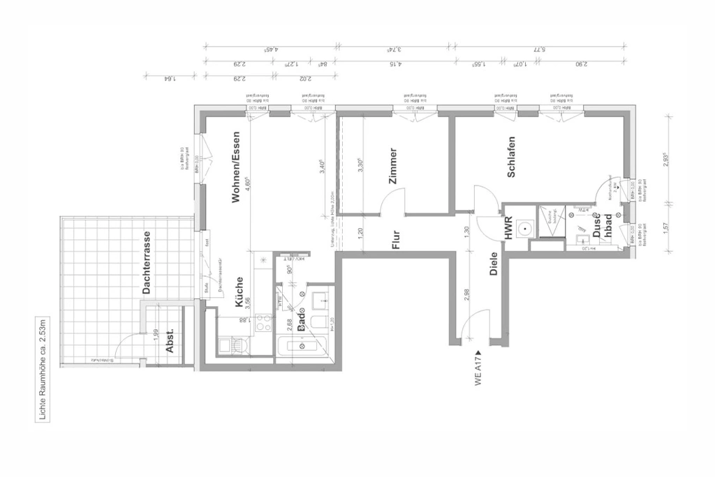 Grundriss East Side Wohnung A17