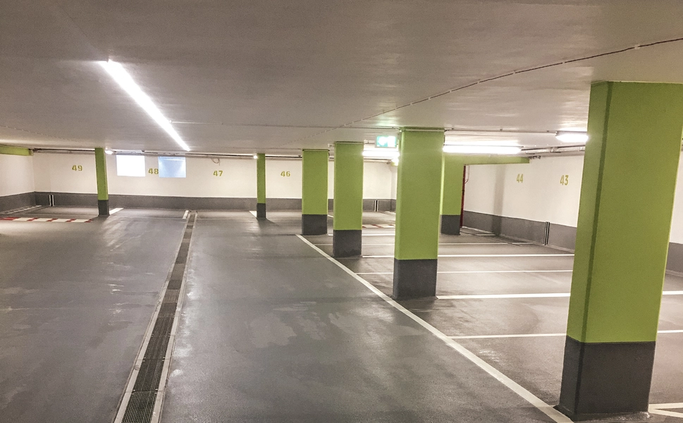 Betoninstandsetzung_Tiefgarage Steinstraße