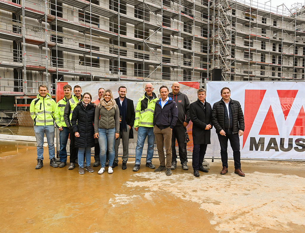 Richtfest, Lichtenreuth, Bauleiter, Chef, Mauss Bau, Menschen, Baustelle